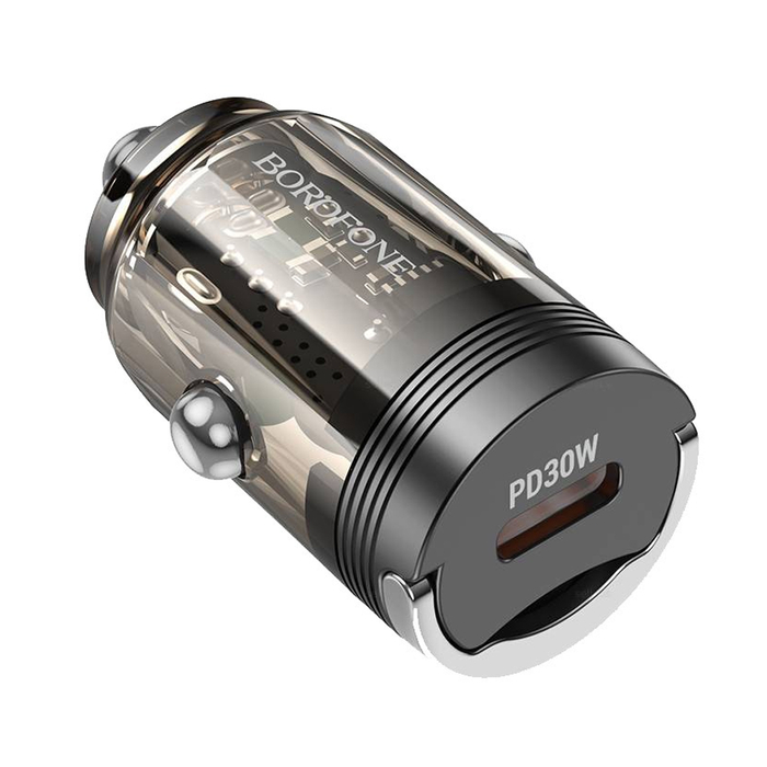 Автомобильное зарядное устройство BOROFONE BZ29 Type-C 30W черный