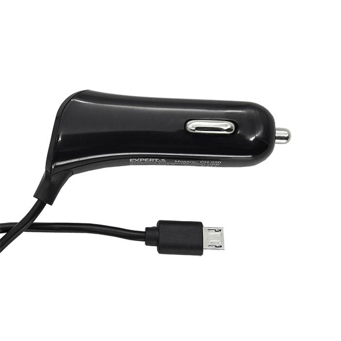 Автомобильное зарядное устройство Expert CH-220 2.4A USB / Micro USB черное