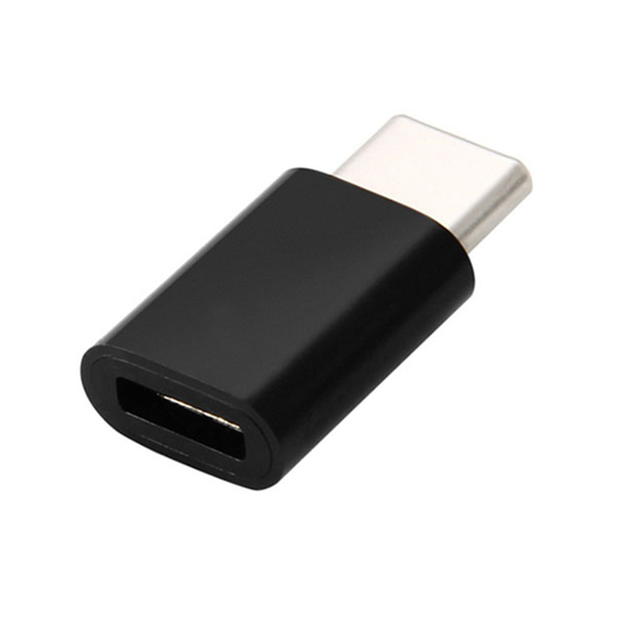 Переходник-адаптер Red Line Tech с microUSB на Type-C черный