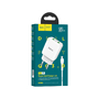 Сетевое зарядное устройство HOCO N6 18W QC3.0 2хUSB белый + кабель microUSB